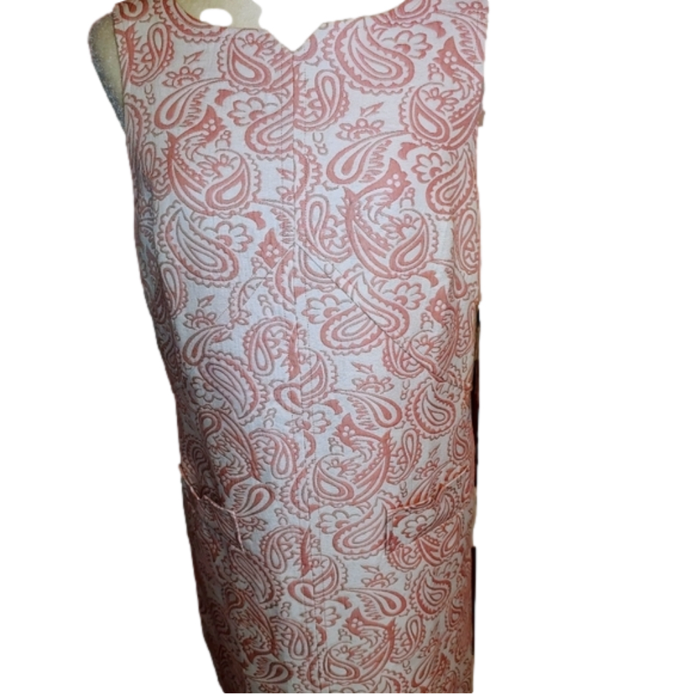 Victoria Beckham for Target Pink and White Paisley Dress